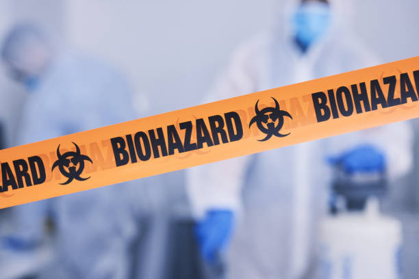 Professional Biohazard Cleanup technician working in Denver, NC